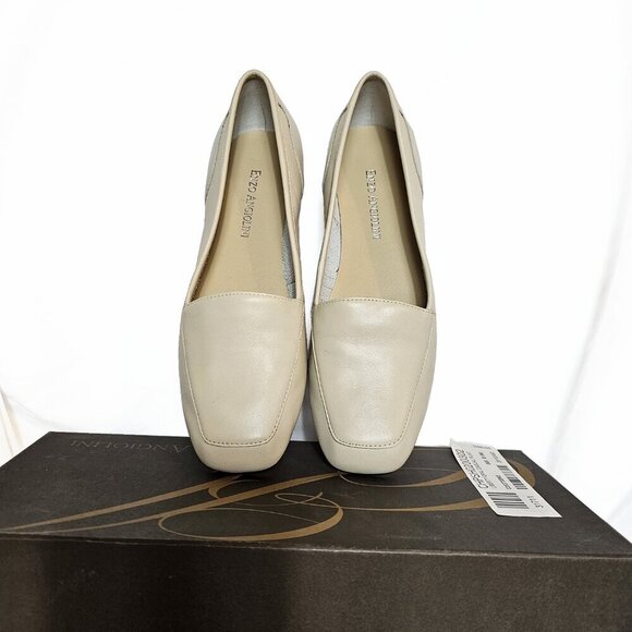 Enzo Angiolini Liberty Opal Leather Flat Loafers - Picture 1 of 3